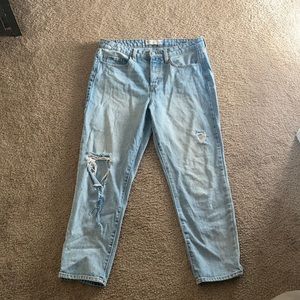 RSQ blue distressed boyfriend jeans